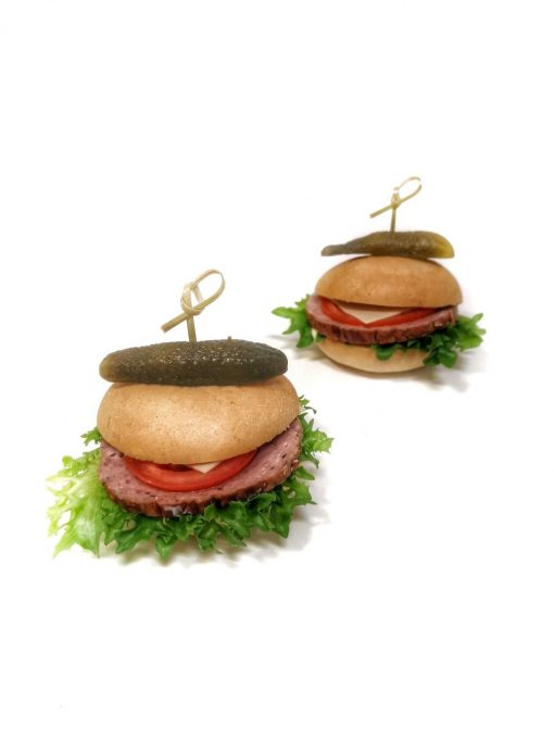 Mini burger klasik s double omáčkou od FRESH SNACK TRenčín
